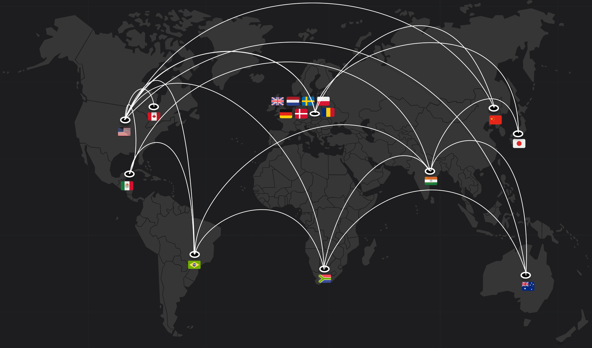 Proxies by Location Map